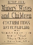 Poster - Help the Miners Wives