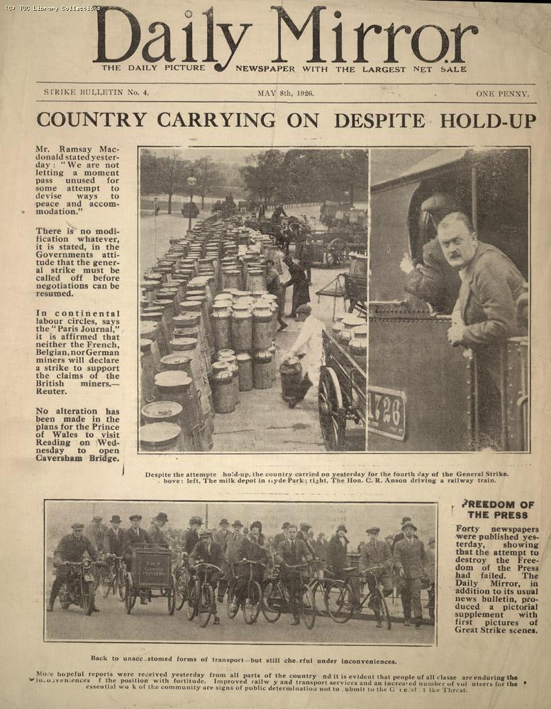 Daily Mirror, 8 May 1926