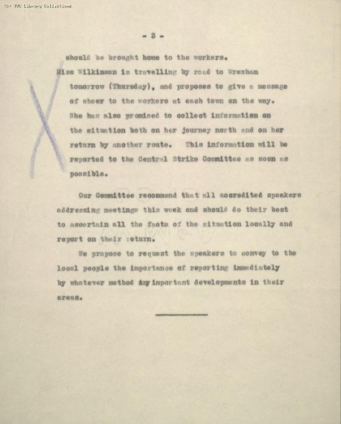 Intelligence Report - Intelligence Committee, 5 May 1926