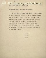Memo - Intelligence Dept to George Hicks, 5 May 1926