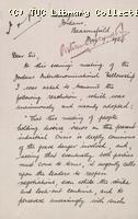 Letter - Robertshaw,  9 May 1926