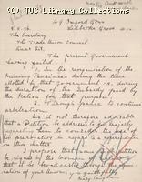 Letter - Vaughan, 8 May 1926