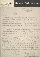 Letter - Howe, 30 May 1926