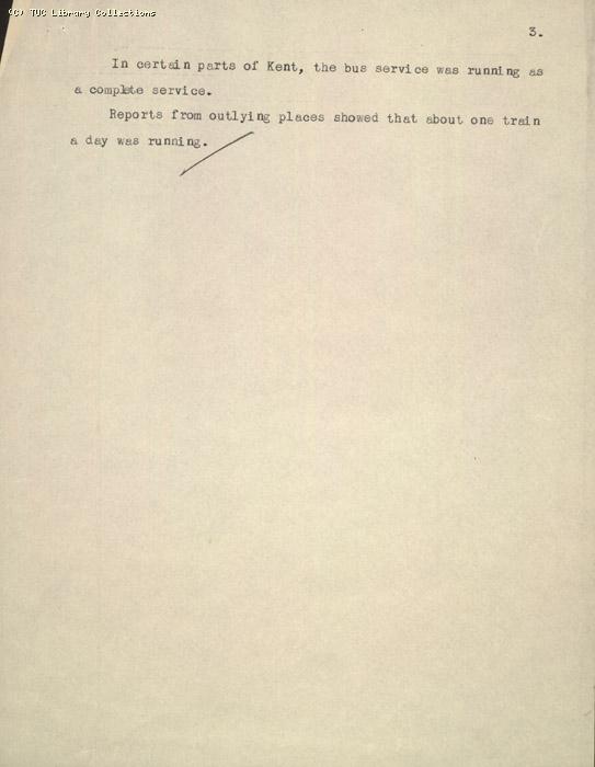 Report - from Mr. Greenwood regarding transport arrangements, 8 May 1926