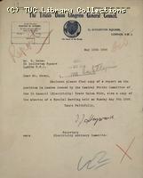Letter - advisory Ctte, 10 May 1926