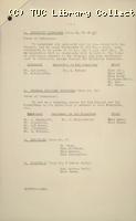 Committee Arrangements 1 May 1926