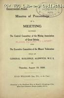 Minutes - Proc . Meeting 19 August 1926