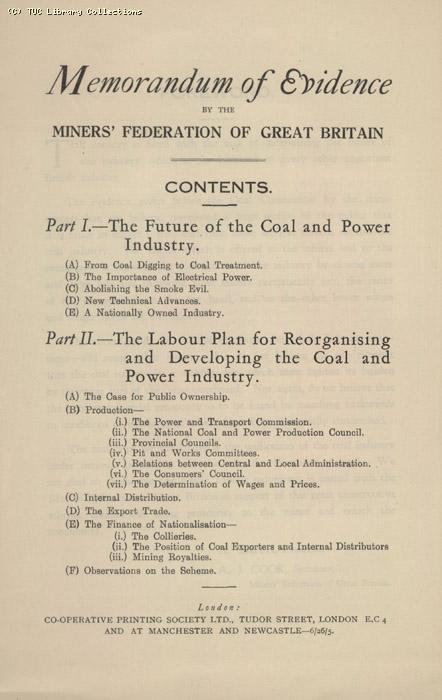 Coal and Commonsense