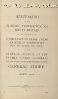 Statement - Miners Federation of Great Britain, Jan 1927