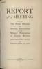 Mining Crisis and National Strike,1925/26 - Report of a meeting between the Prime Minister the Mining Assoc and Miners Federation, 23 April 1926