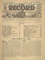The Record - August 1925