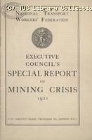 National Transport Workers Federation: Mining Crisis, 1921