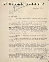 Letter - from C.G.Ammon 10 May 1926