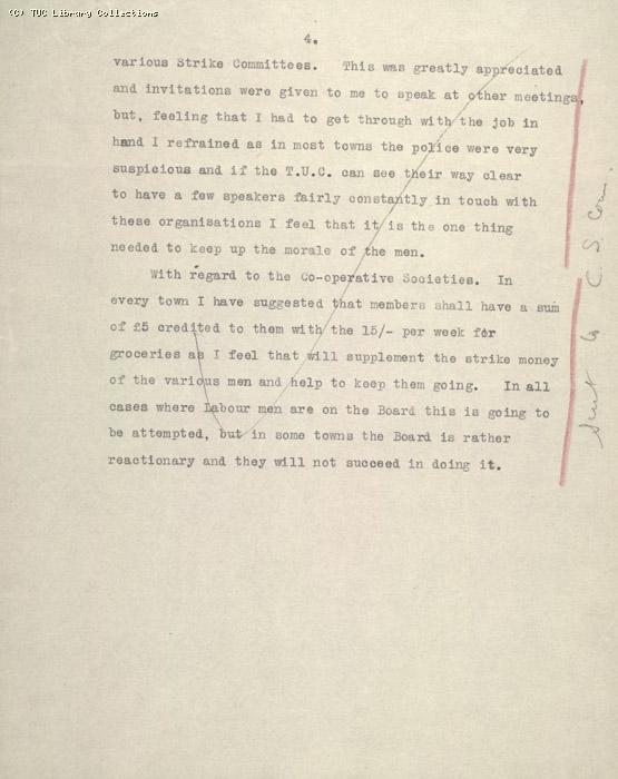 Route Report - 091 8 May 1926
