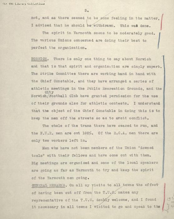 Route Report - 091 8 May 1926