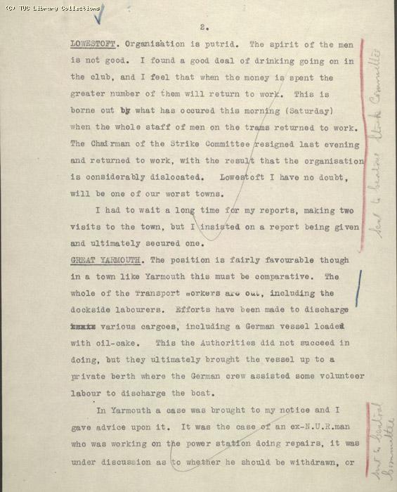 Route Report - 091 8 May 1926