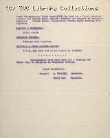 Letter, Brighton & District Council of Action, 11 May 1926