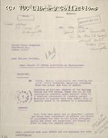 Letter - NUR, Basingstoke, 5 May 1926