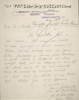 Letter - NUR, Basingstoke, 8 May 1926 (1)