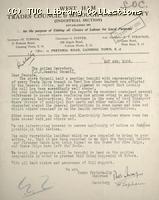 Letter - West Ham Trades Council and Borough Labour Party, 4 May 1926