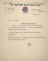 Letter - TUC to Mr. H. |H. Elvin, Hammersmith, 6 May 1926