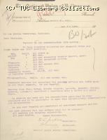 Letter - NUR, Penrith branch, 7 May 1926