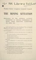 Leaflet - The mining situation, 29 April 1926