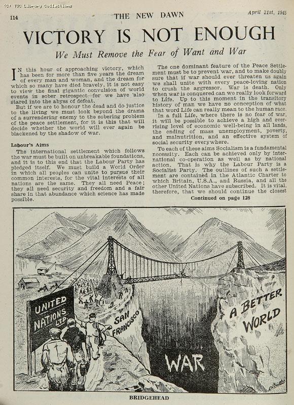 United Nations - cartoon, 1945