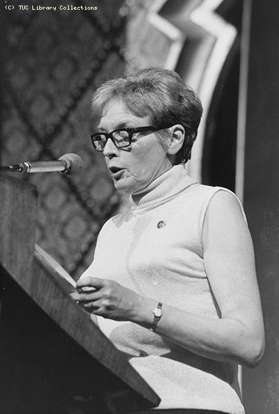 Audrey Hunt - TUC Congress 1968