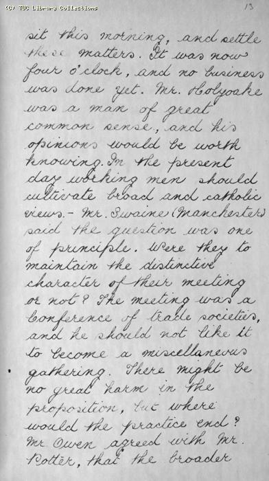 TUC Report, 1869