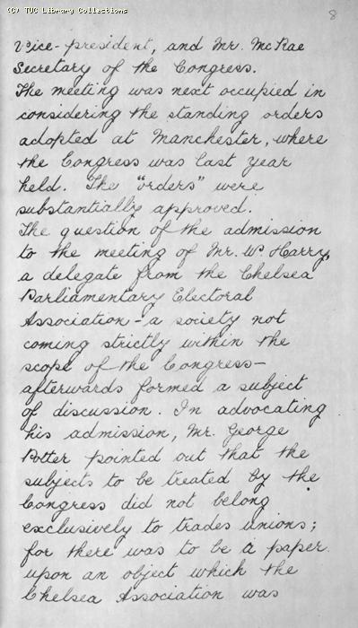 TUC Report, 1869