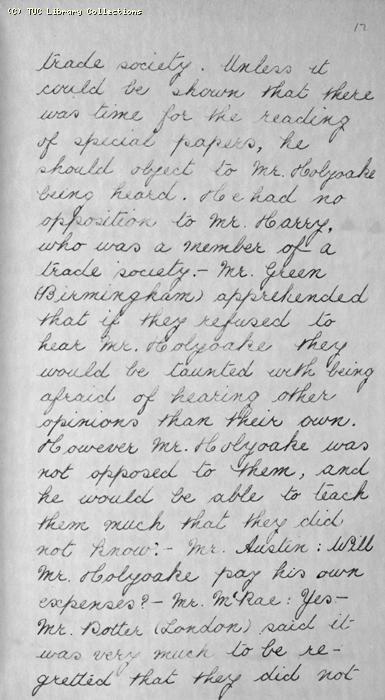 TUC Report, 1869