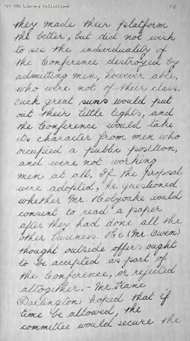 TUC Report, 1869