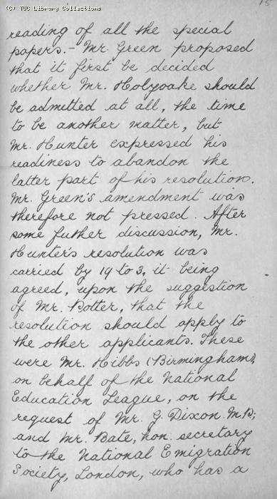 TUC Report, 1869