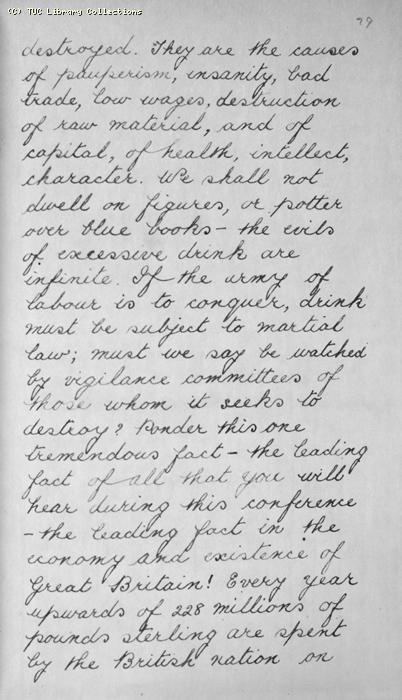 TUC Report, 1869