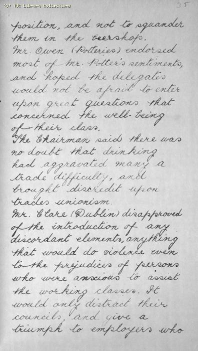TUC Report, 1869