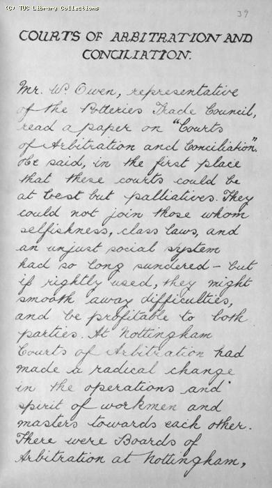 TUC Report, 1869