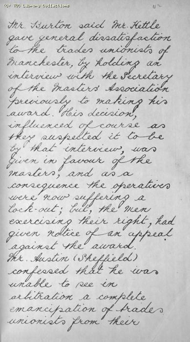 TUC Report, 1869