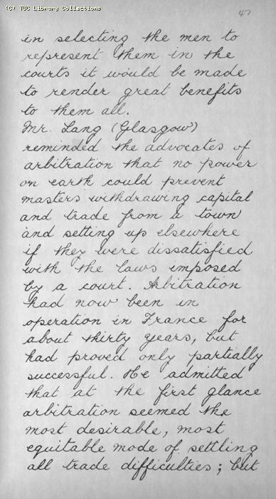 TUC Report, 1869