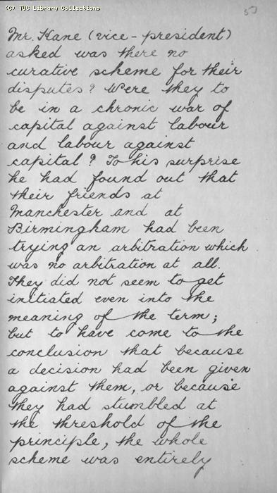 TUC Report, 1869