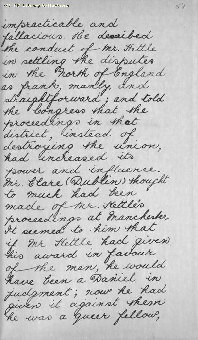 TUC Report, 1869