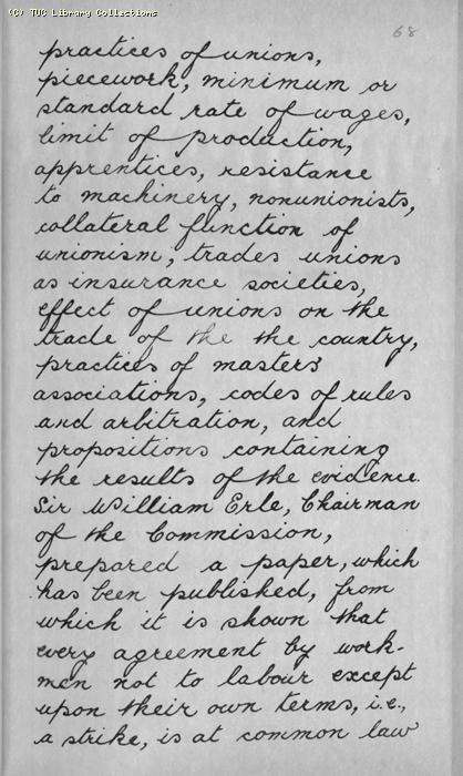 TUC Report, 1869