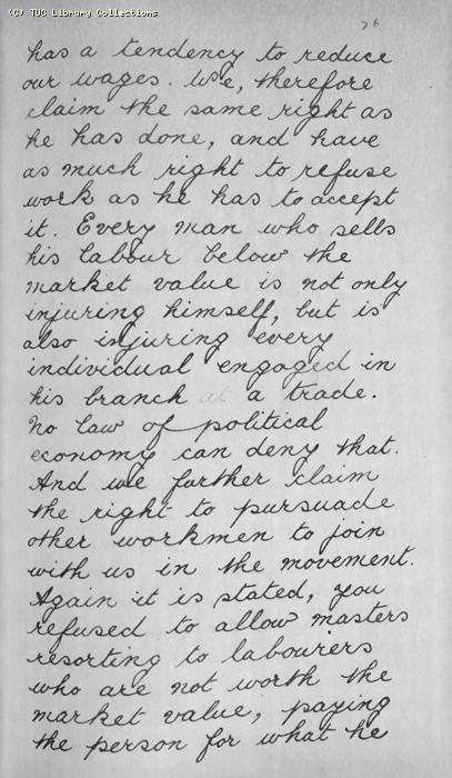 TUC Report, 1869