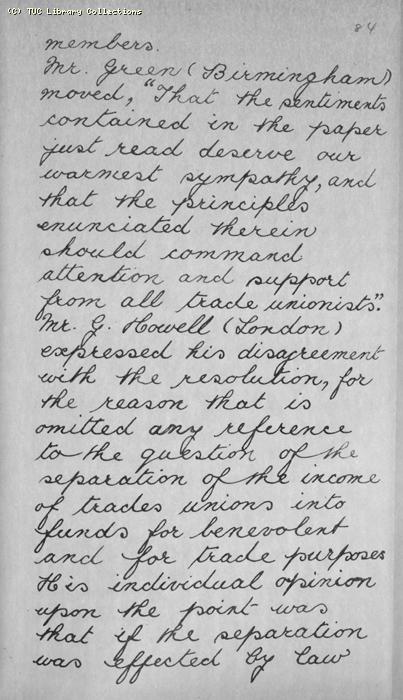 TUC Report, 1869