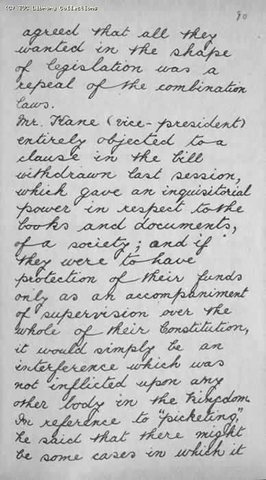 TUC Report, 1869