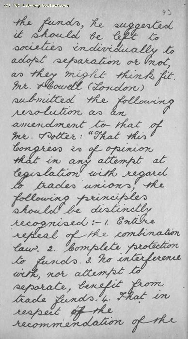 TUC Report, 1869