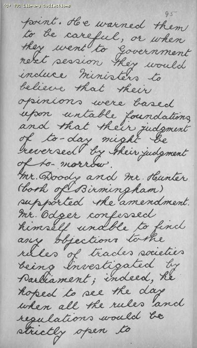 TUC Report, 1869