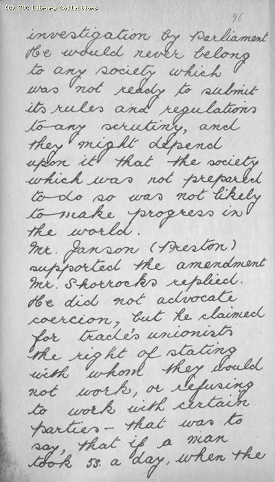 TUC Report, 1869