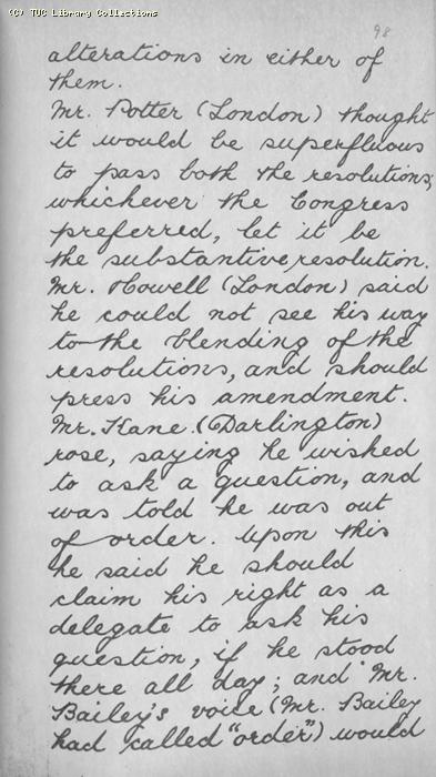 TUC Report, 1869