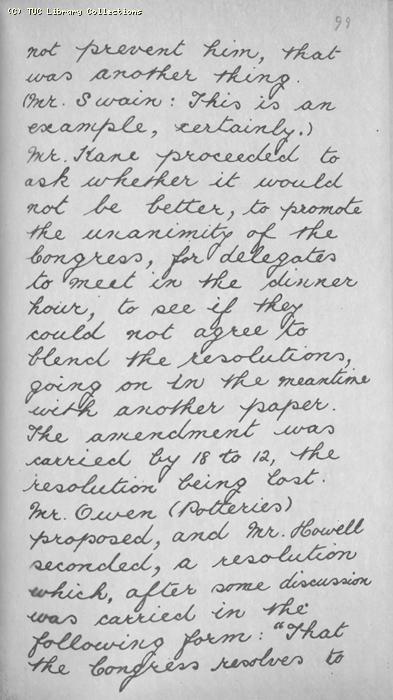 TUC Report, 1869